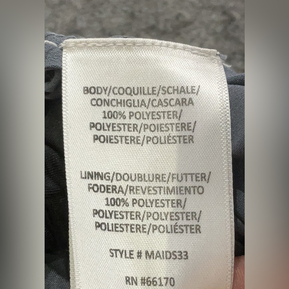 BHLDN Plymouth Dress - Wrap Style, Gray Beaded NWOT, Size 4 - Picture 4 of 5